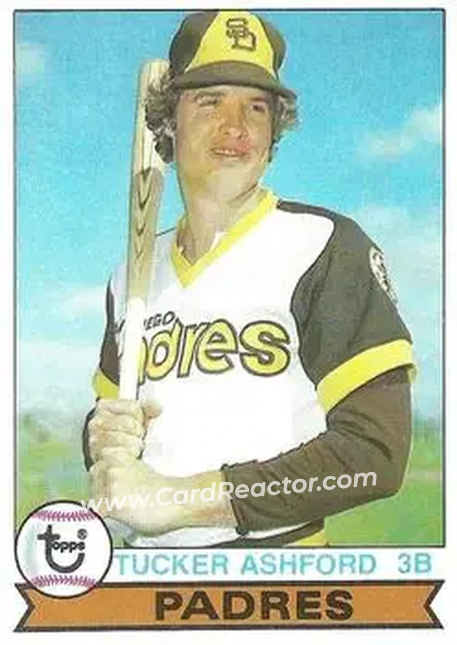 1979 Topps #247 - Tucker Ashford - San Diego Padres