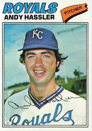 1977 Topps #602 - Andy Hassler - Kansas City Royals