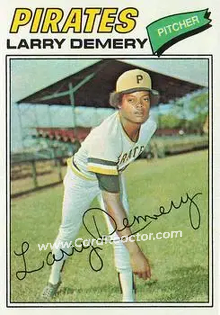 1977 Topps #607 - Larry Demery - Pittsburgh Pirates