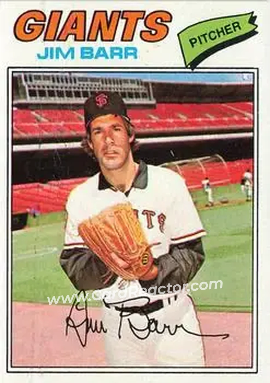 Front of Jim Barr