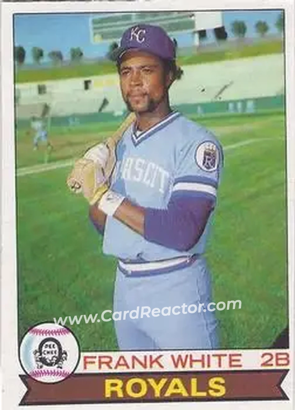 1979 O-Pee-Chee #227 - Frank White - Kansas City Royals