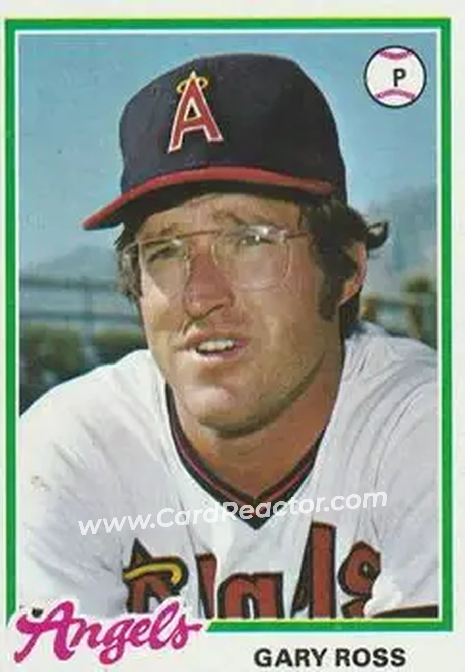 1978 Topps #291 - Gary Ross - California Angels