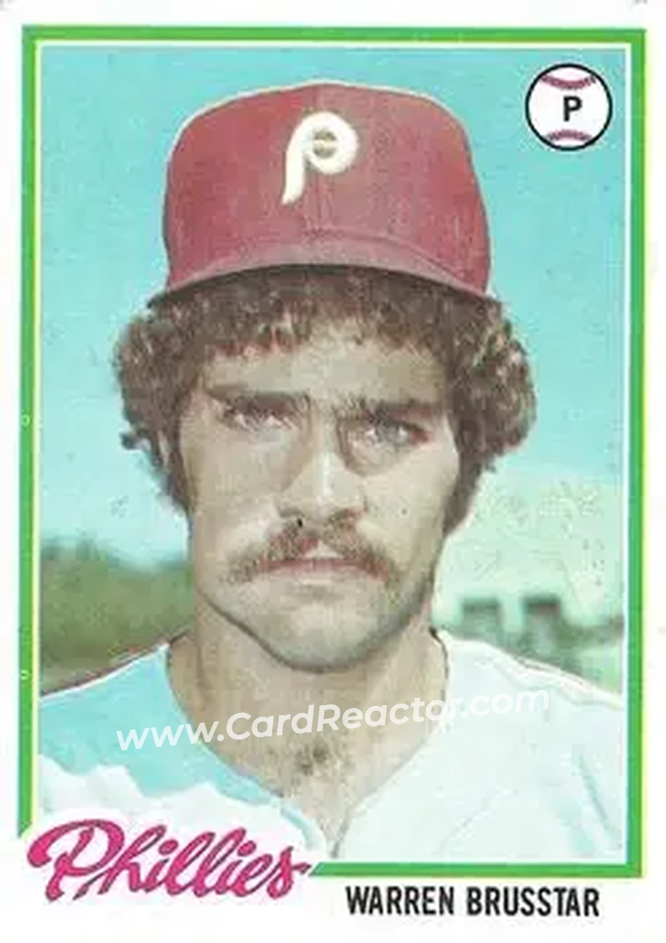 1978 Topps #297 - Warren Brusstar - Philadelphia Phillies