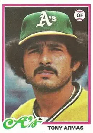 1978 Topps #298 - Tony Armas - Oakland Athletics