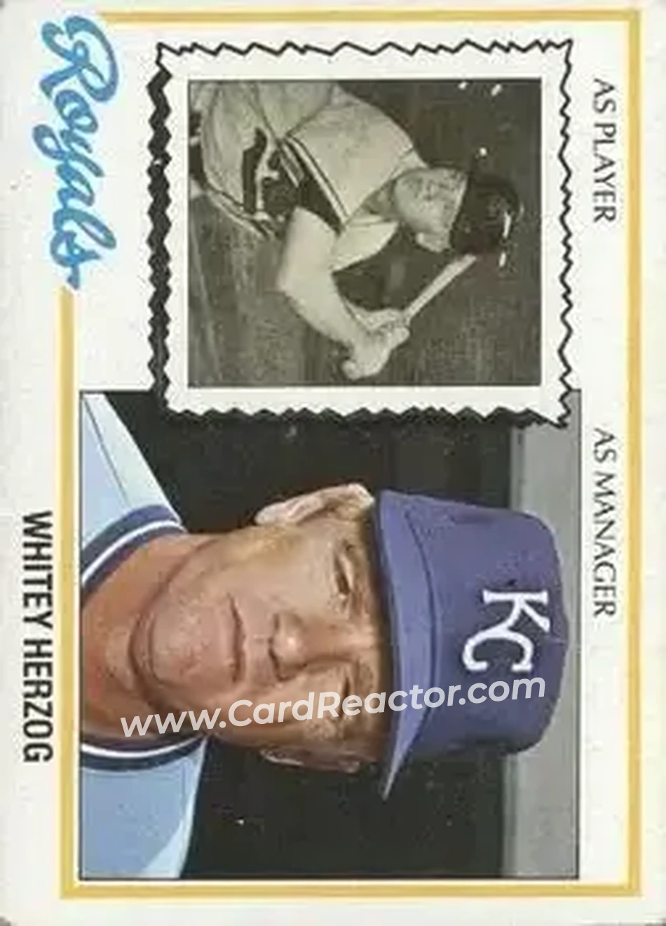 1978 Topps #299 - Whitey Herzog - Kansas City Royals