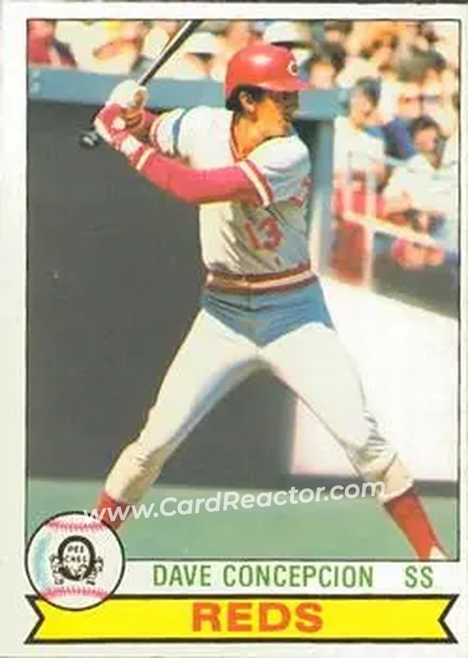 Front of Dave Concepcion