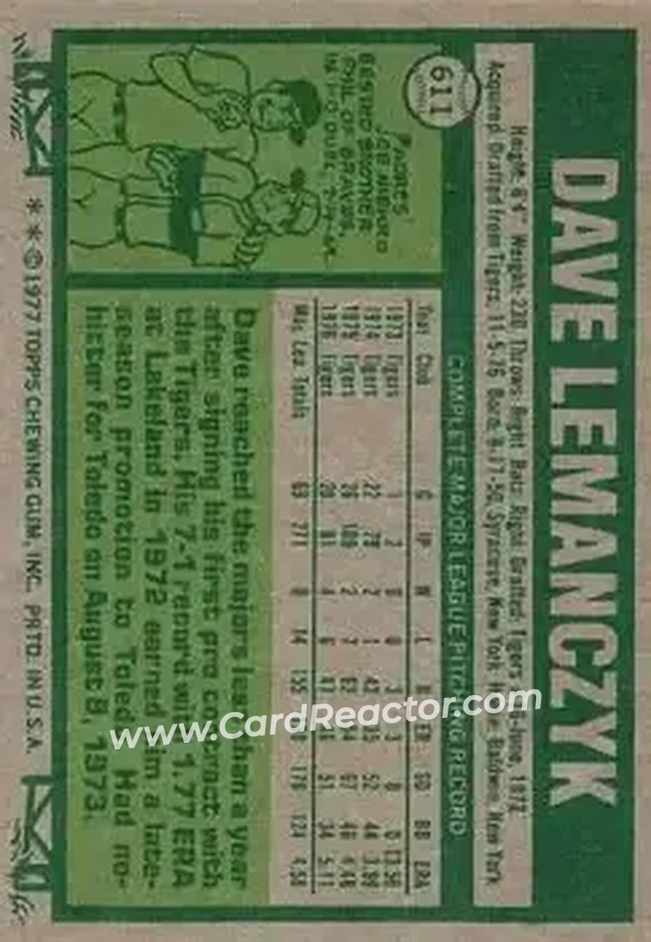 Back of Dave Lemanczyk