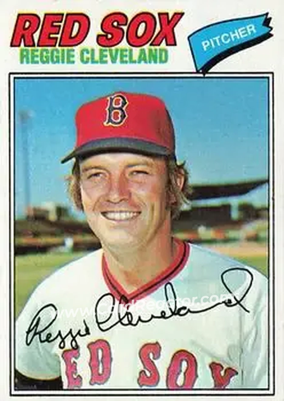 1977 Topps #613 - Reggie Cleveland - Boston Red Sox