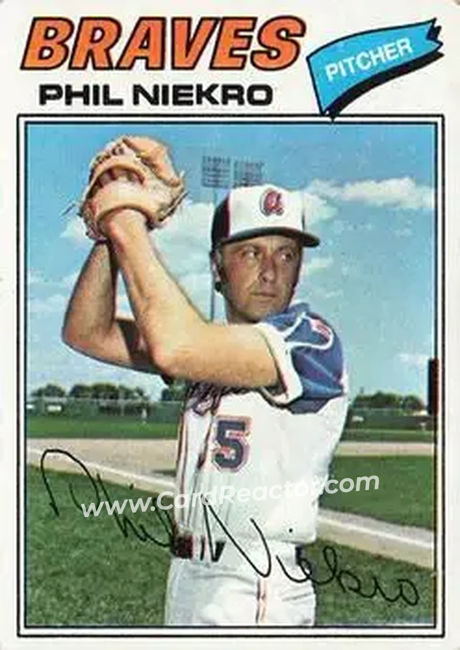 Front of Phil Niekro