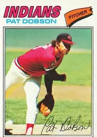 1977 Topps #618 - Pat Dobson - Cleveland Indians
