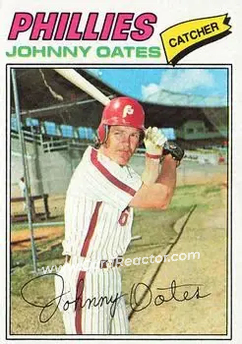 1977 Topps #619 - Johnny Oates - Philadelphia Phillies