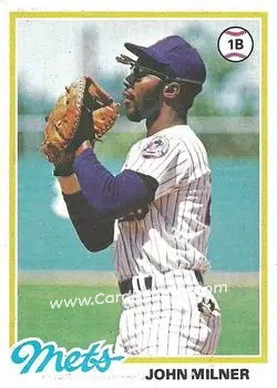 1978 Topps #304 - John Milner - New York Mets