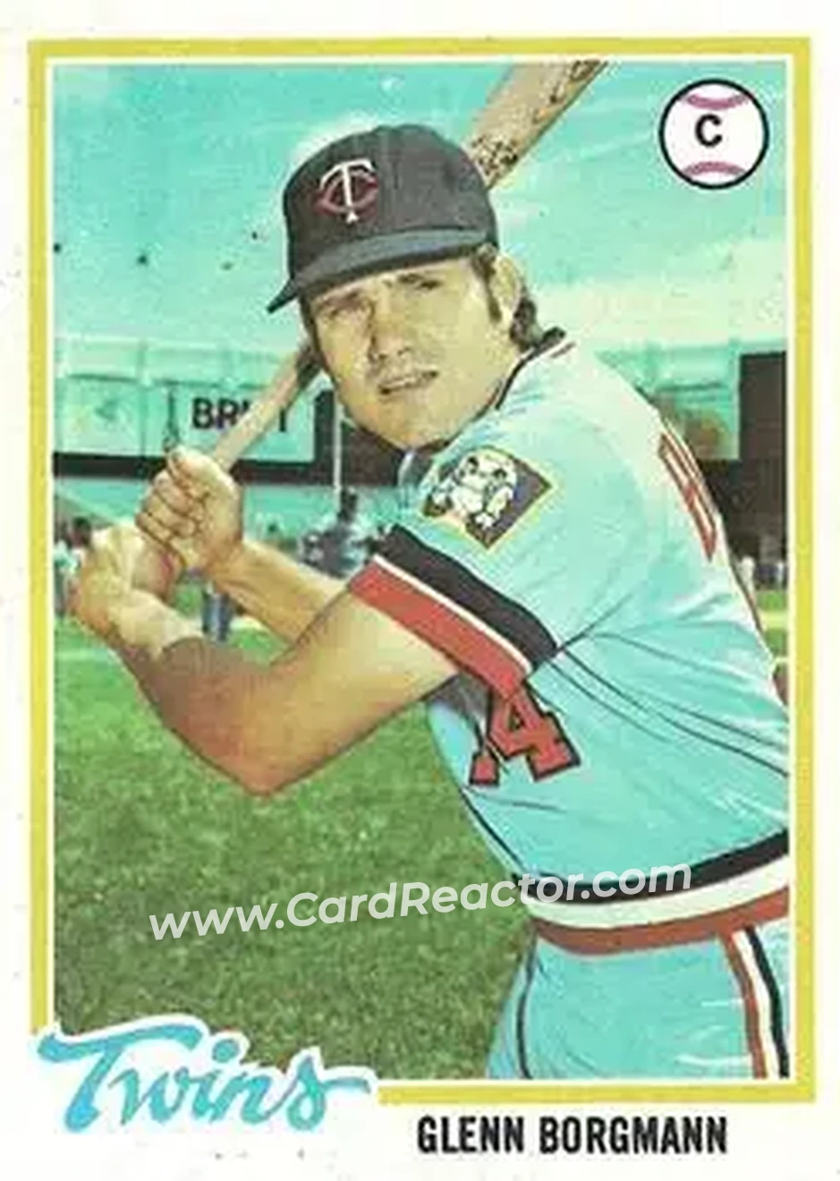 1978 Topps #307 - Glenn Borgmann - Minnesota Twins