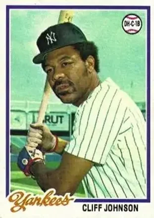 1978 Topps #309 Cliff Johnson
