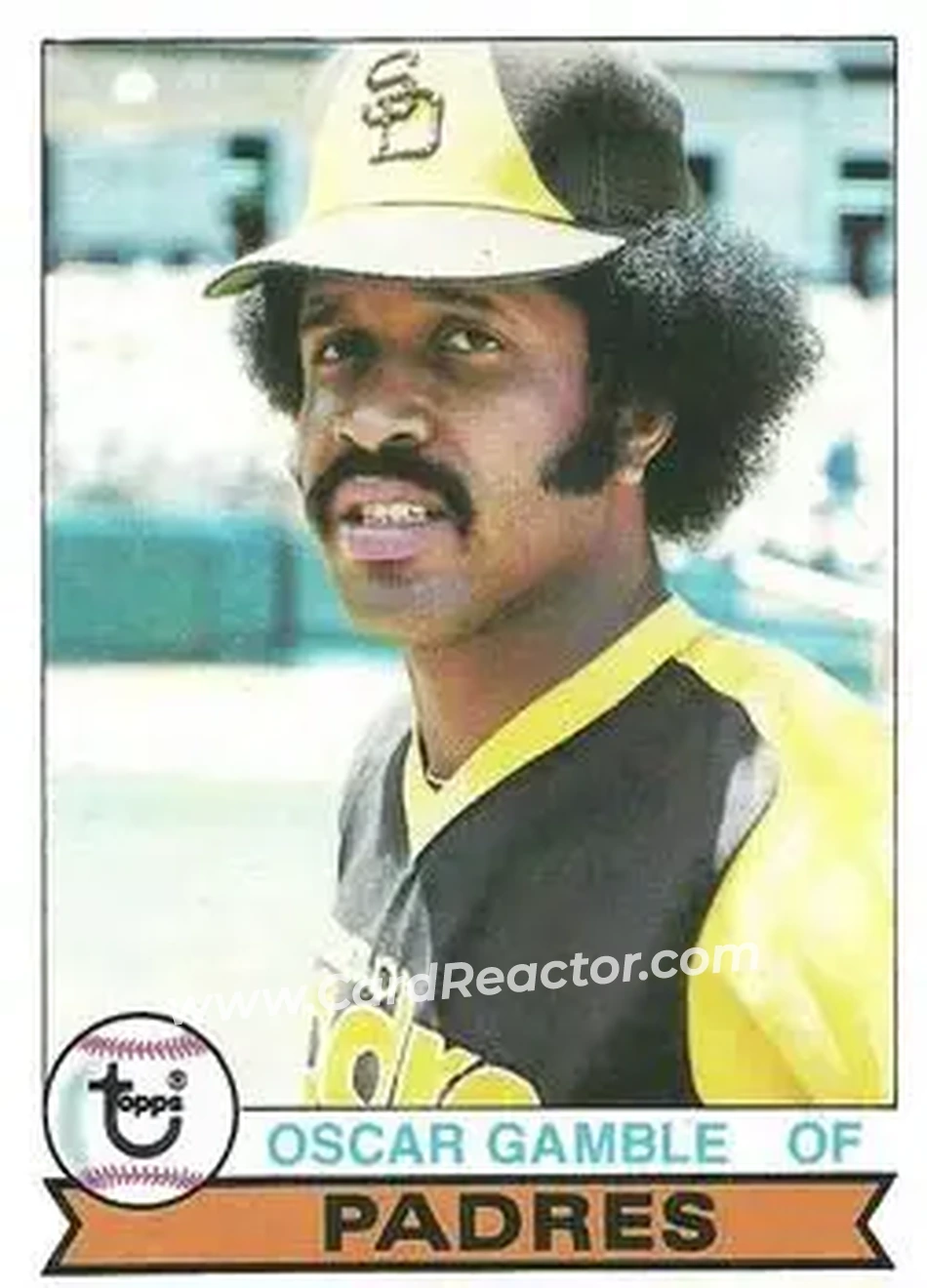 Front of Oscar Gamble