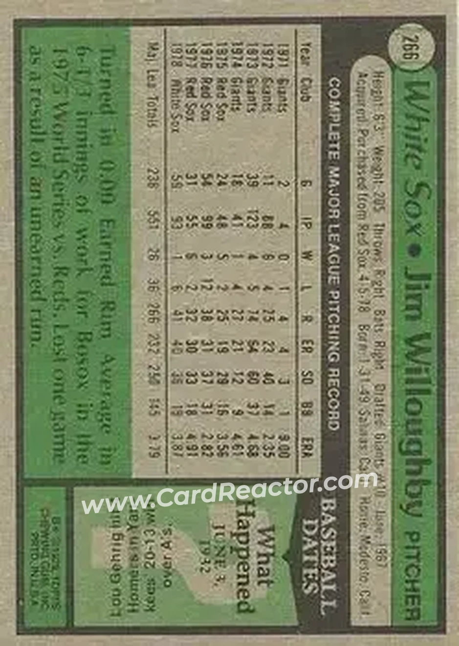 Back of Jim Willoughby