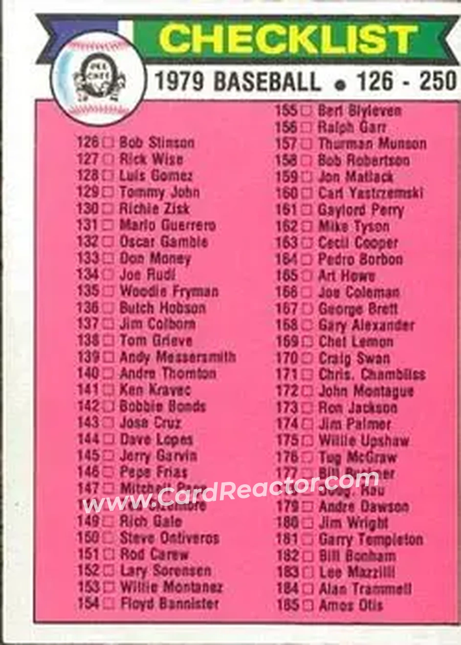 Front of Card #242