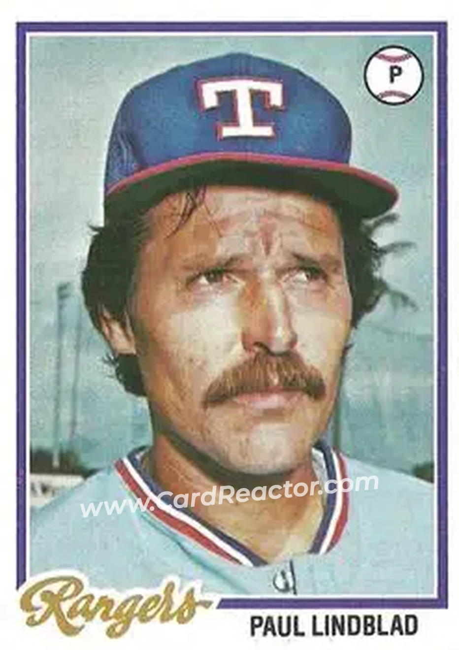 1978 Topps #314 - Paul Lindblad - Texas Rangers