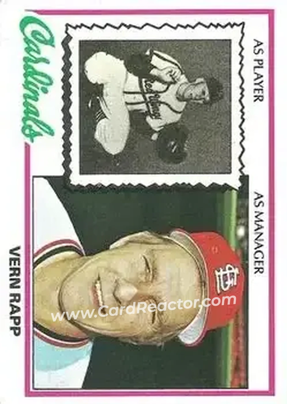 Front of Vern Rapp