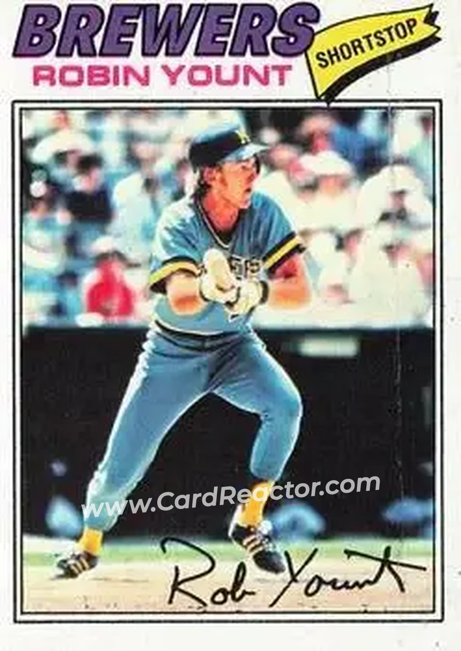 Front of Robin Yount
