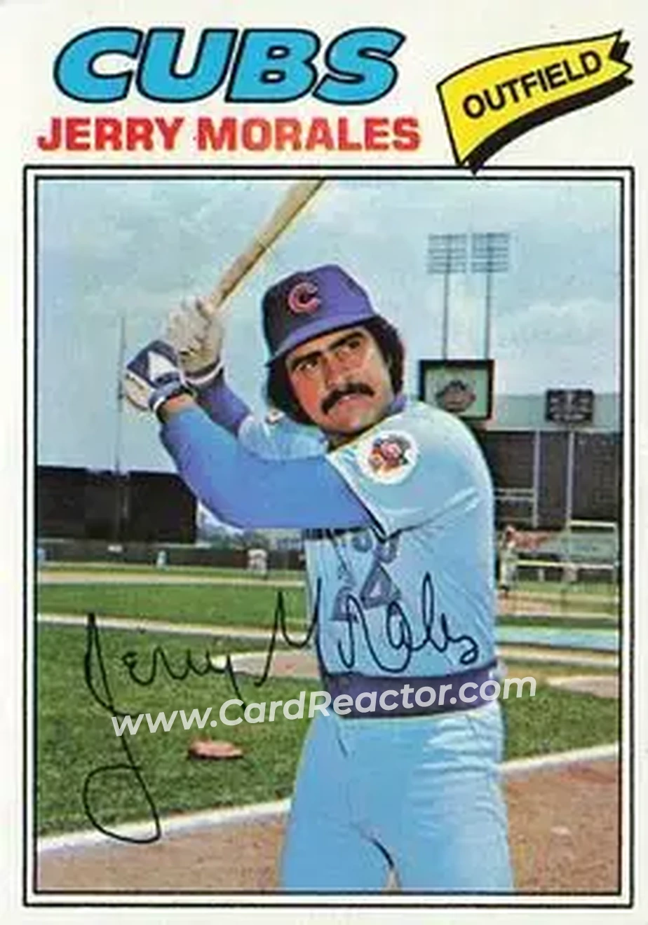 1977 Topps #639 - Jerry Morales - Chicago Cubs
