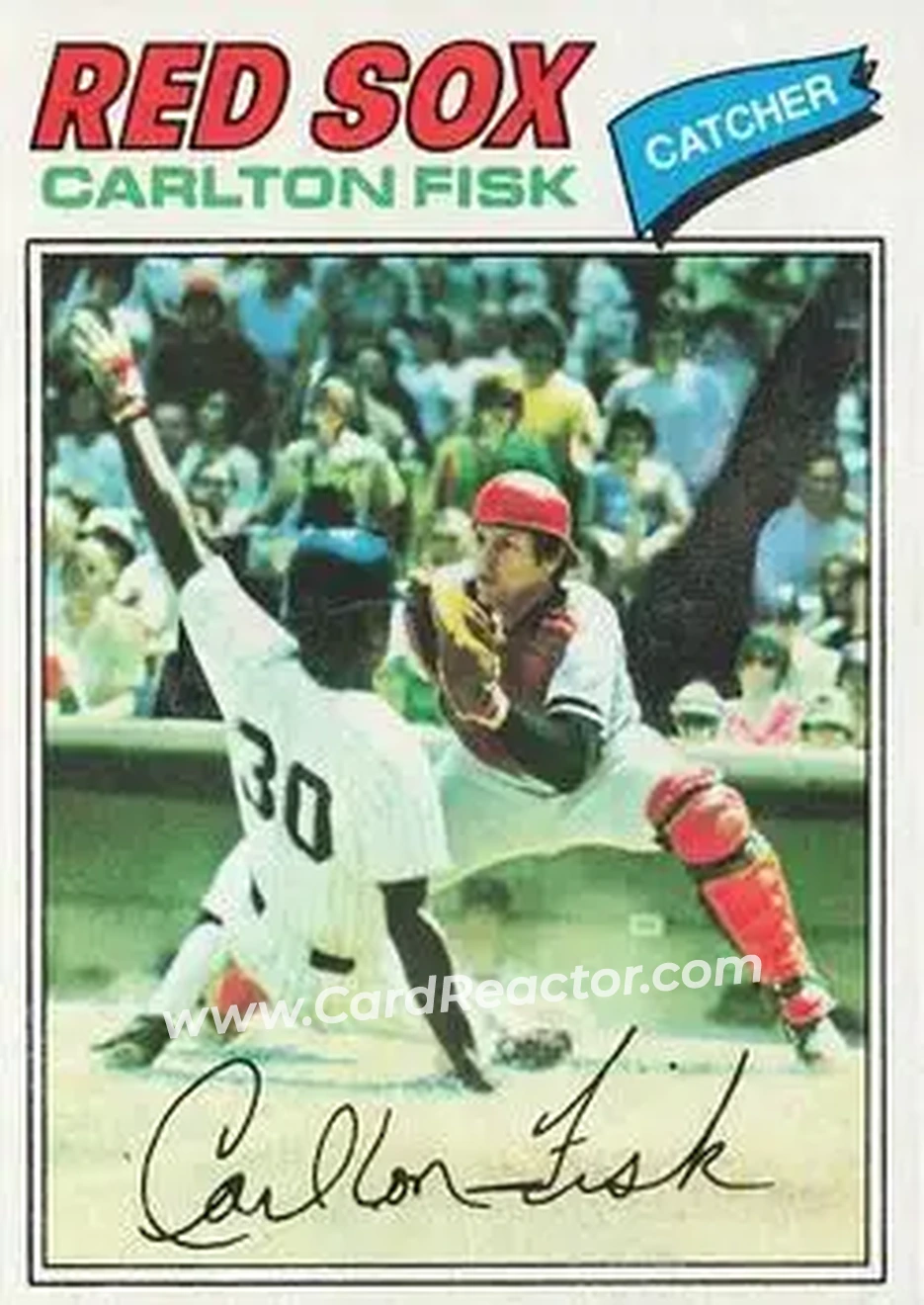 Front of Carlton Fisk
