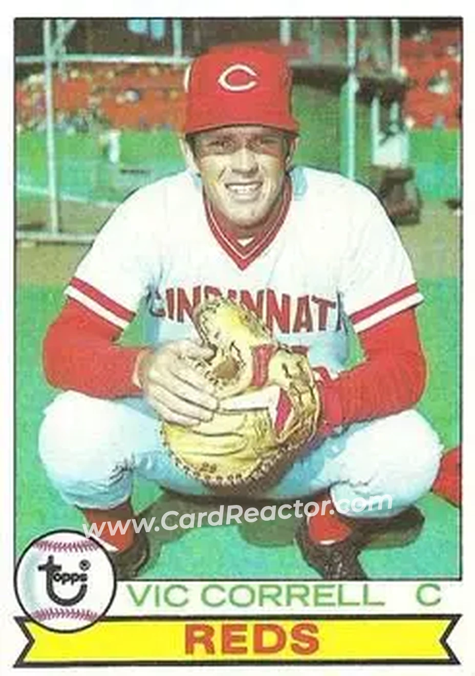 1979 Topps #281 - Vic Correll - Cincinnati Reds
