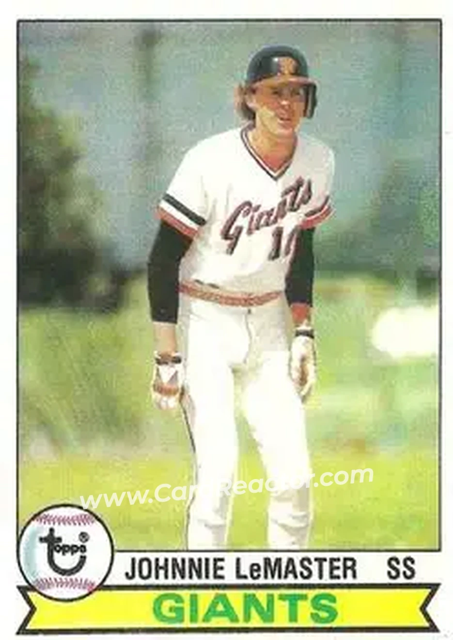 1979 Topps #284 - Johnnie LeMaster - San Francisco Giants