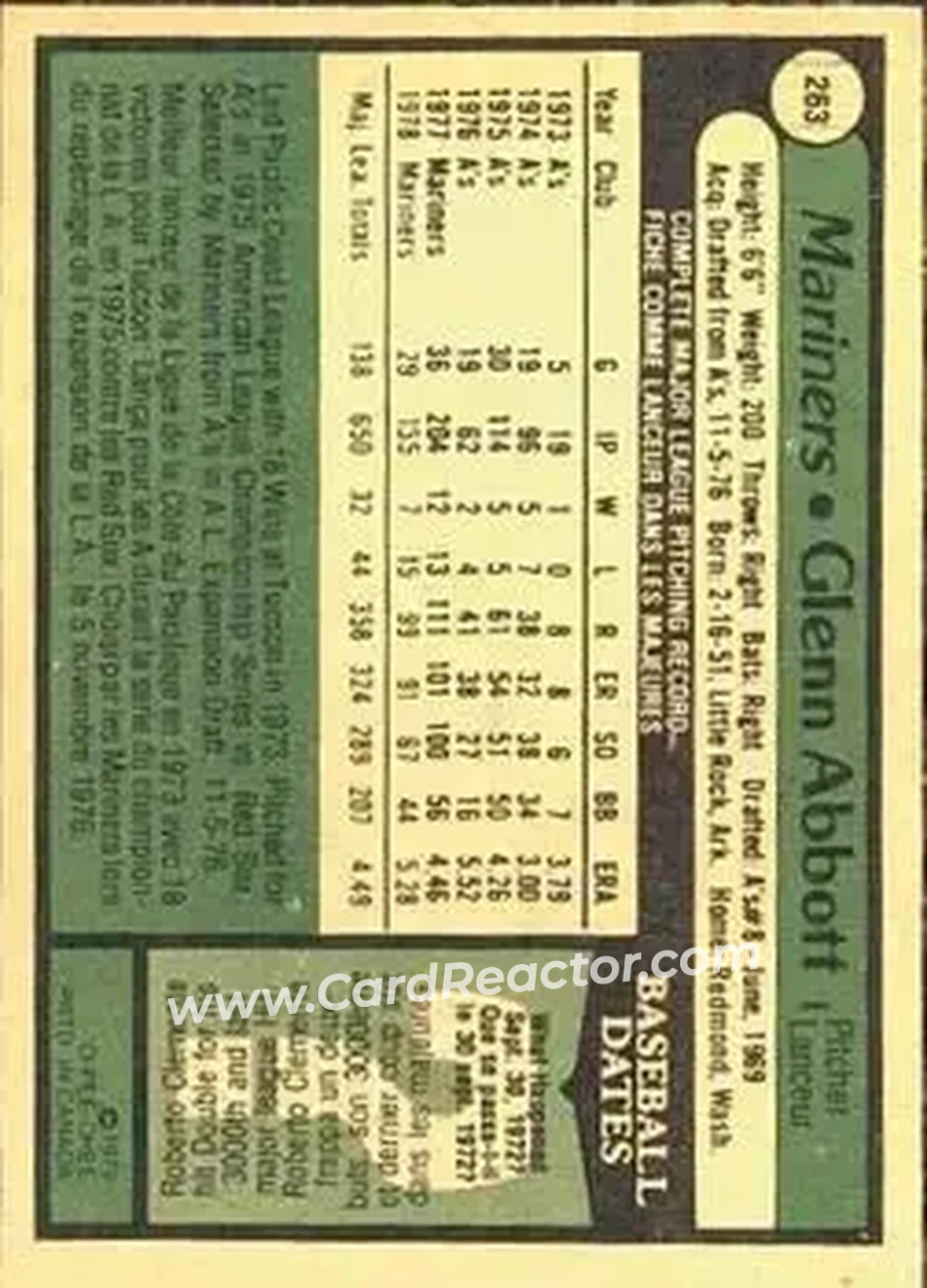 Back of Glenn Abbott