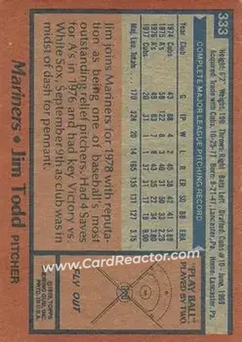 Back of Jim Todd