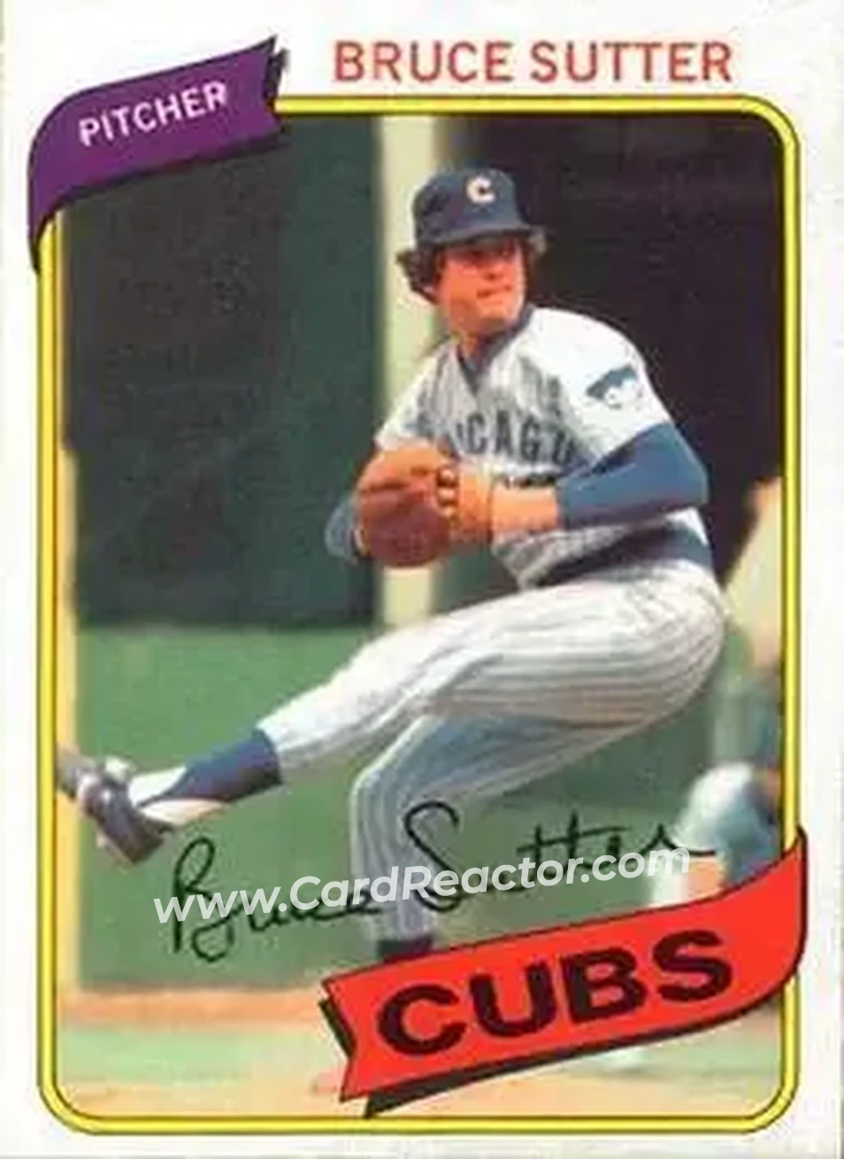 1980 O-Pee-Chee #4 - Bruce Sutter - Chicago Cubs