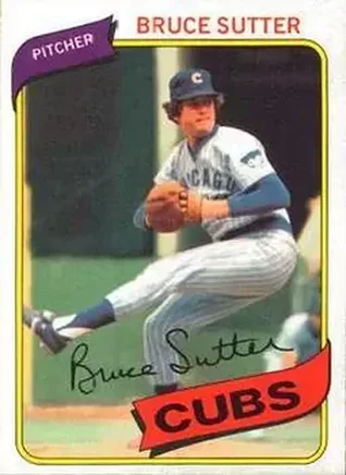1980 O-Pee-Chee #4 Bruce Sutter