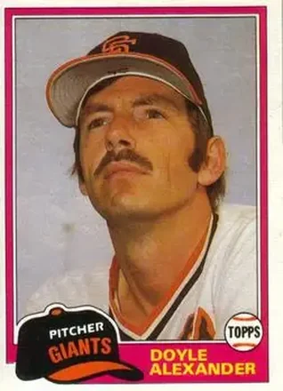 1981 Topps Traded #728 Doyle Alexander