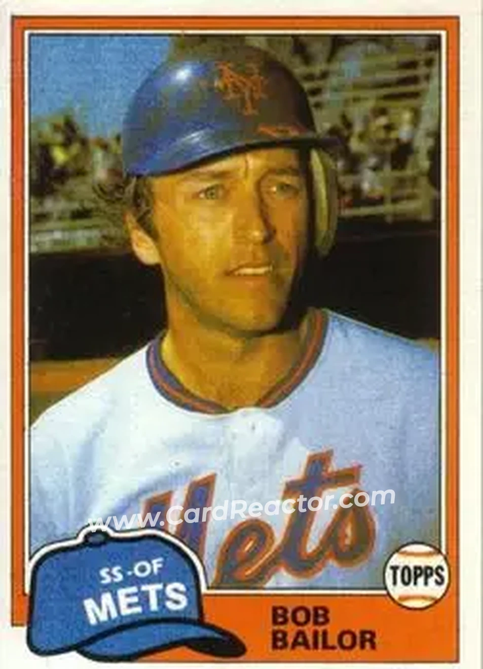 1981 Topps Traded #732 - Bob Bailor - New York Mets 1981 Topps Traded #732 - Bob Bailor - New York Mets