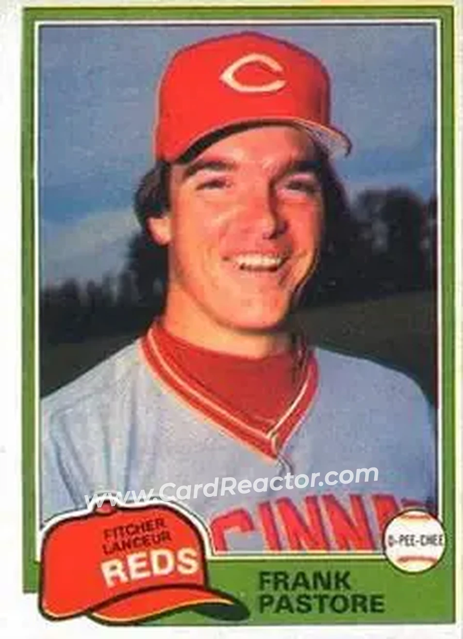 1981 O-Pee-Chee #1 - Frank Pastore - Cincinnati Reds 1981 O-Pee-Chee #1 - Frank Pastore - Cincinnati Reds