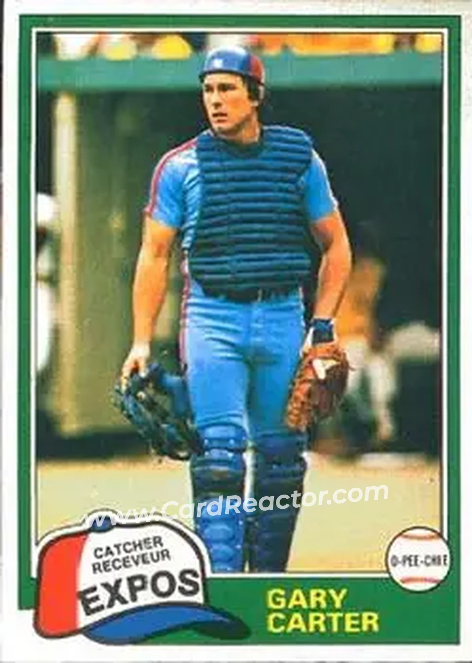 1981 O-Pee-Chee #6 - Gary Carter - Montreal Expos