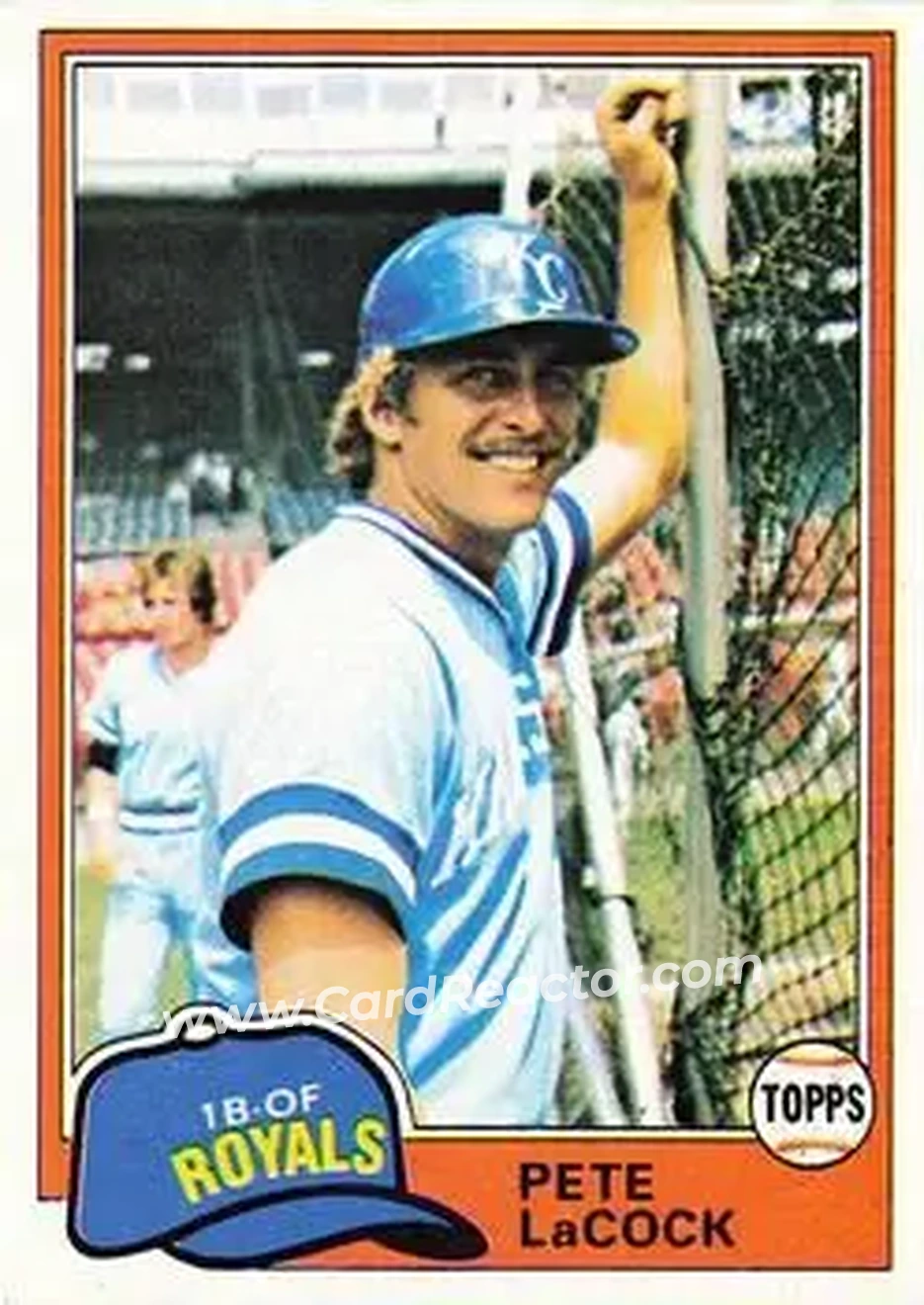 1981 Topps #9 - Pete LaCock - Kansas City Royals