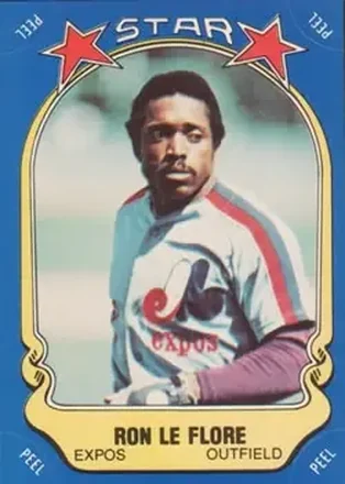 1981 Fleer Star Stickers #2 Ron LeFlore