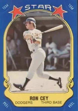 1981 Fleer Star Stickers #3 Ron Cey