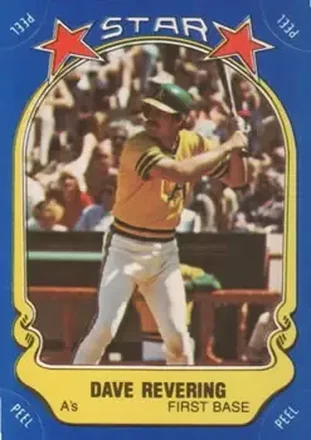 1981 Fleer Star Stickers #4 Dave Revering