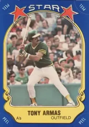 1981 Fleer Star Stickers #5 Tony Armas