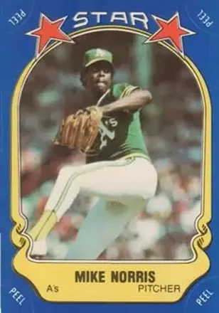 1981 Fleer Star Stickers #6 Mike Norris