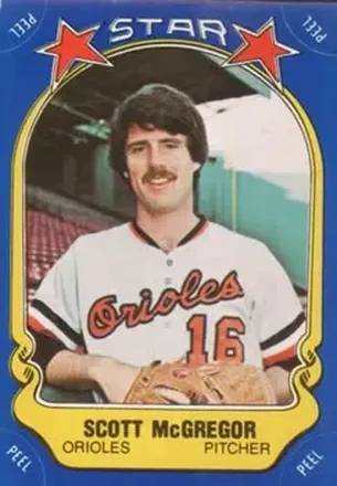 1981 Fleer Star Stickers #10 Scott McGregor