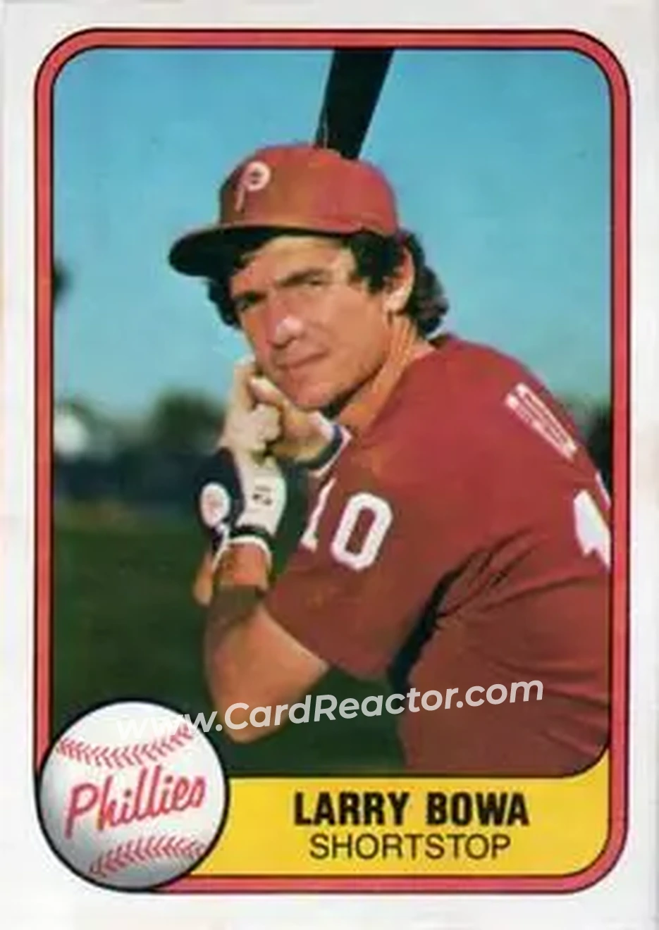 Front of Larry Bowa