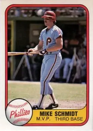1981 Fleer #5 Mike Schmidt