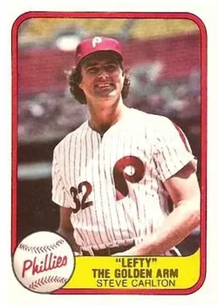 1981 Fleer #6 Steve Carlton