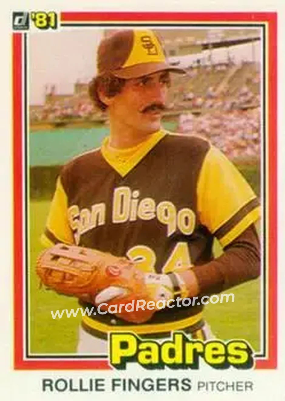 Front of Rollie Fingers