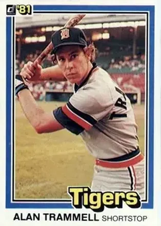 1981 Donruss #5 Alan Trammell