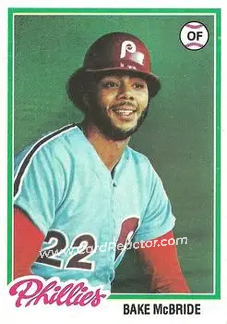 Front of Bake McBride