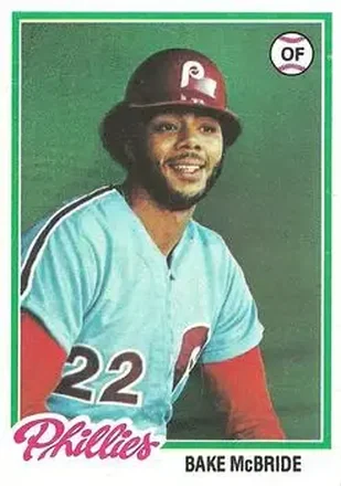 1978 Topps #340 Bake McBride
